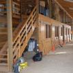 Inside of the horse stable